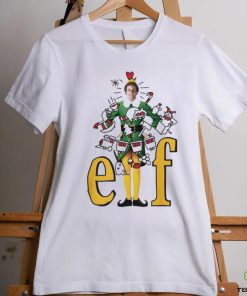 Elf Sketch Christmas T Shirt