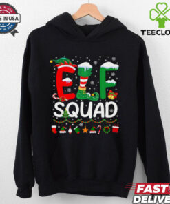 Elf Squad Christmas Family Matching Pajamas Kids Funny Xmas T Shirt