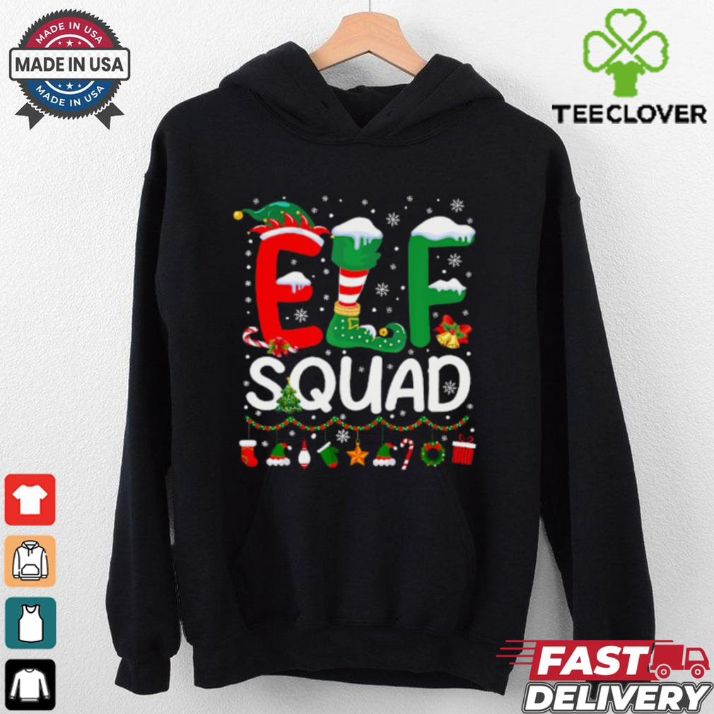 Elf Squad Christmas Family Matching Pajamas Kids Funny Xmas T Shirt Elf Squad Christmas Family Matching Pajamas Kids Funny Xmas T Shirt