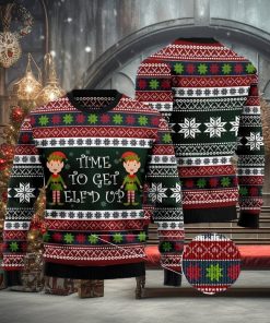Elf Time Christmas Gift Ugly Christmas Sweater Xmas Holiday
