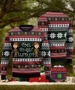 Elf Time Christmas Gift Ugly Christmas Sweater Xmas Holiday