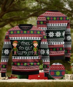 Elf Time Ugly Christmas Sweater AOP All Over Printed Sweater