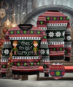 Elf Time Ugly Christmas Sweater AOP All Over Printed Sweater