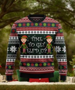 Elf Time Ugly Christmas Sweater Gift Men Women