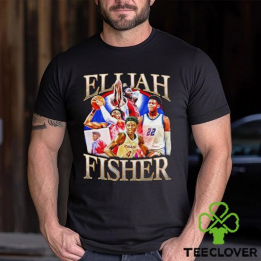 Elijah Fisher Canada Basketball Vintage T Shirt