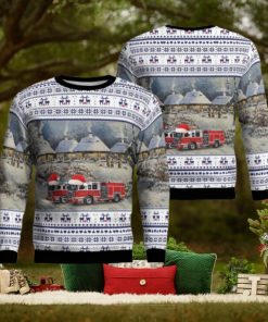 Elizabeth NJ Elizabeth Fire Department AOP Ugly Sweater Gift For Men And Women