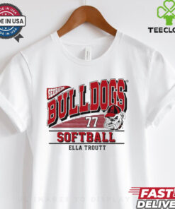 Ella Troutt #77 Georgia Bulldogs softball hoodie, sweater, longsleeve, shirt v-neck, t-shirt