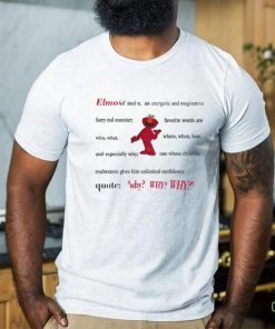 Elmo Definition An Energetic And Imaginative T Shirt