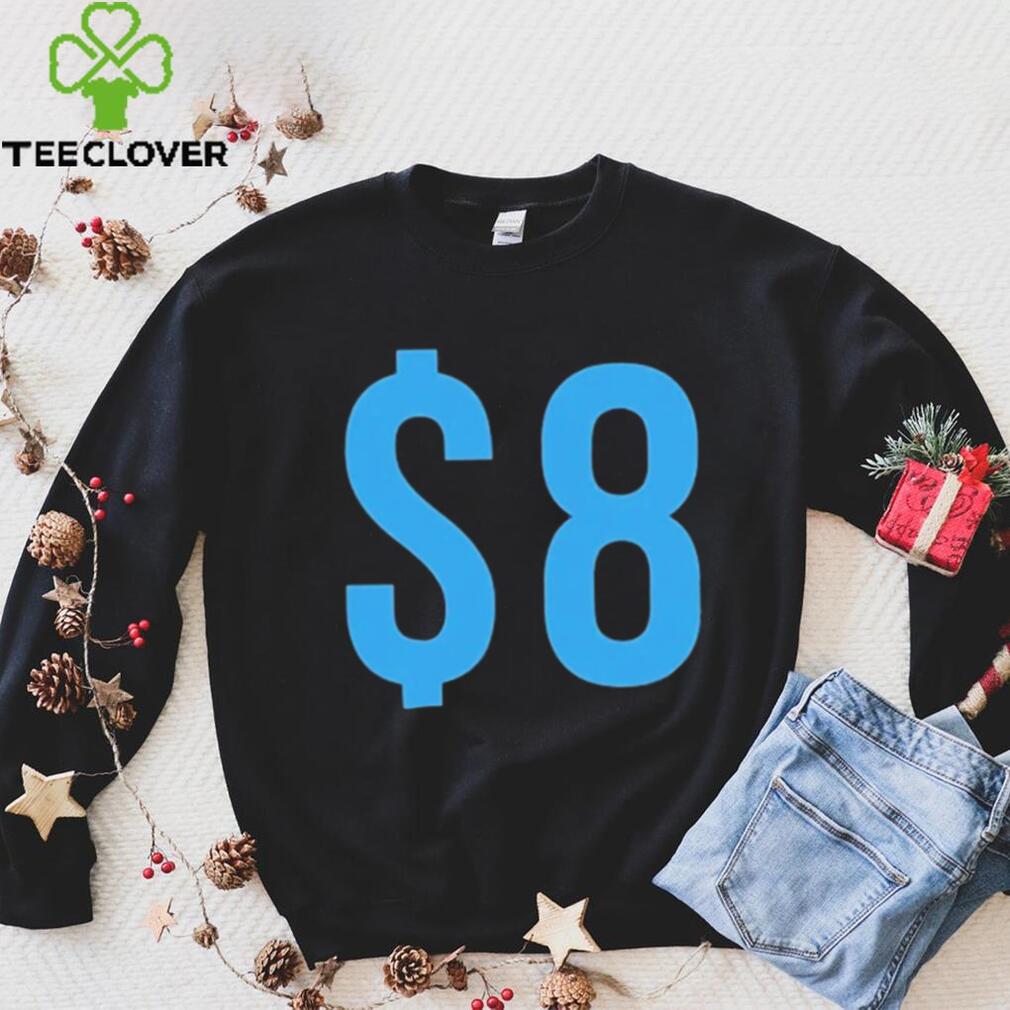 Elon Musk $8 Eight Dollars Blue Check Mark Shirt Elon Musk $8 Eight Dollars Blue Check Mark Shirt