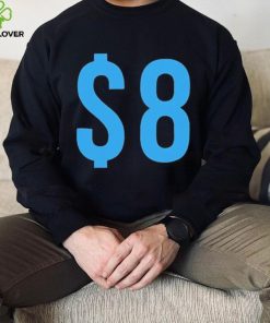 Elon Musk $8 Eight Dollars Blue Check Mark Shirt