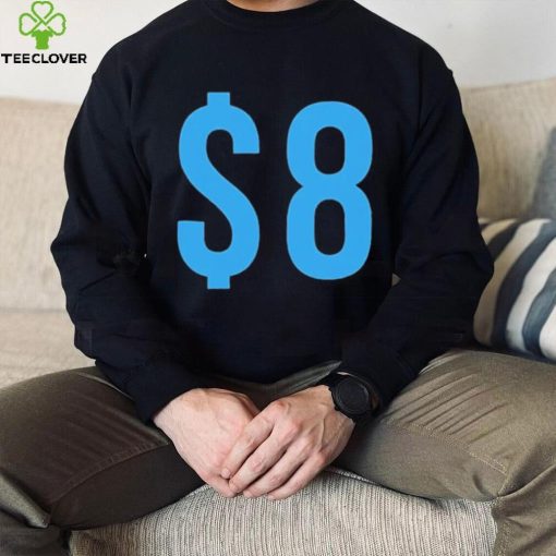 Elon Musk $8 Eight Dollars Blue Check Mark Shirt