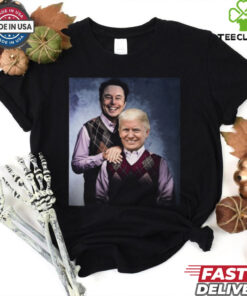 Elon Musk & Donald Trump Step Brothers Portrait T Shirt