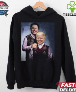 Elon Musk & Donald Trump Step Brothers Portrait T Shirt