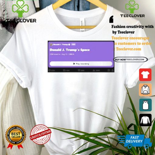 Elon Musk Interviews Trump Listen Live Shirt