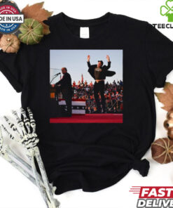 Elon Musk Jumped for Trump at Butler Rally Poster Shirt