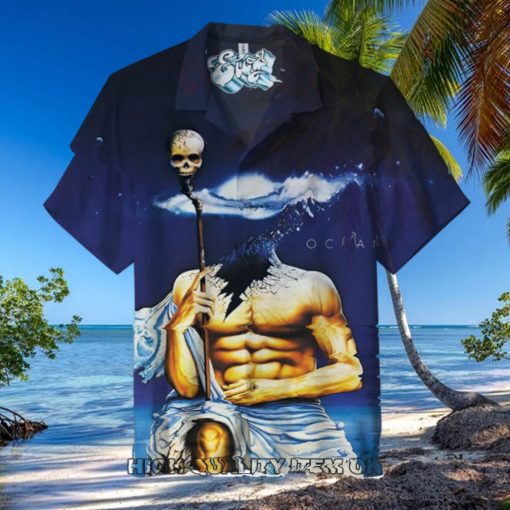 Eloy Rock Band Ocean 1977 Unisex Hawaiian Shirt