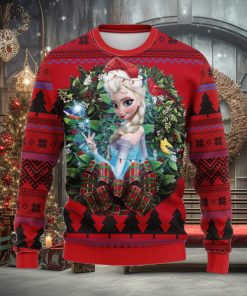 Elsa Frozen Party New Noel Mc Thanksgiving Ugly Christmas Sweater For Men Women