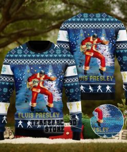Elvis Presley 3D Ugly Christmas Sweater