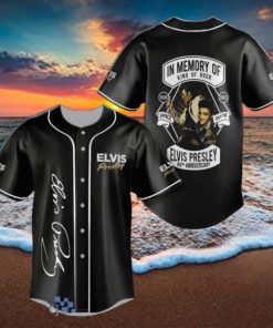 Elvis Presley 88th Anniversary Black Jersey Baseball Shirt Style Gift Shirt