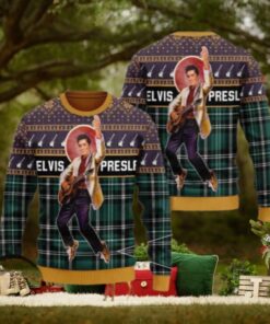 Elvis Presley A Fun Way To Celebrate Christmas Chirstmas Gifts 2024 Xmas For Family And Friends Ugly Sweater