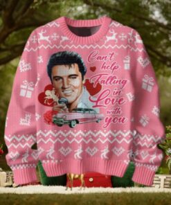 Elvis Presley Cant Help Falling In Love With You Valentine Chirstmas Gifts 2024 Xmas For Family And Friends Ugly Sweater