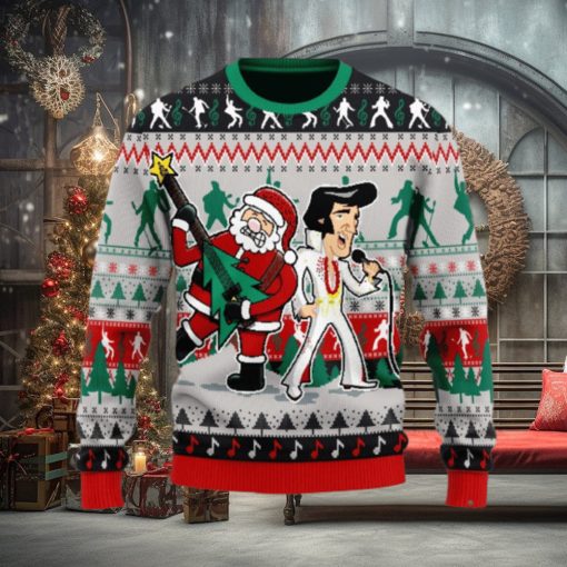 Elvis Presley Christmas Gift Ugly Sweater