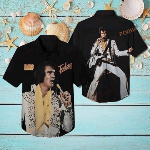 Elvis Presley Funny Hawaiian Shirt