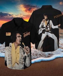 Elvis Presley Funny Hawaiian Shirt