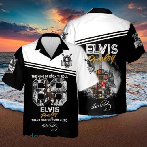 Elvis Presley Hawaiian 3D Shirt Style 17 For Men And Women Gift Short Sleeve Beach Shirt