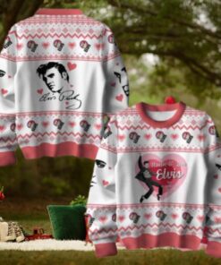 Elvis Presley Hunk O Love Elvis For Valentine Day Chirstmas Gifts 2024 Xmas For Family And Friends Ugly Sweater