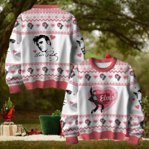 Elvis Presley Hunk O Love Elvis For Valentine Day Chirstmas Gifts 2024 Xmas For Family And Friends Ugly Sweater