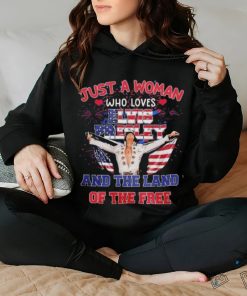 Elvis Presley Just A Woman Who Loves The Land Of The Free America T Shirt