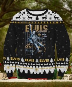 Elvis Presley Xmas Sweater, Elvis Presley Ugly Sweater, King Of Rock And Roll Sweater, Elvis Christmas Sweater, Elvis King Sweatshirt