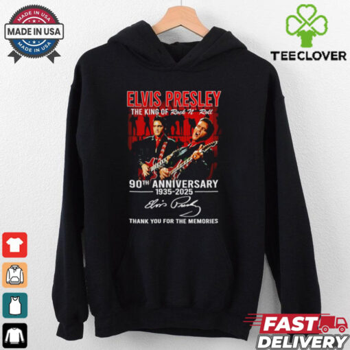 Elvis Presley the King of Rock N Roll 90th anniversary 1935 2025 shirt