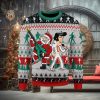 Black Cat Pine Tree Ugly Christmas Sweater Gift Knitting Sweater