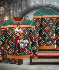 Elvis ‘Loving You’ 1957 Christmas Ugly Sweater For Men And Women Gift Hoidays