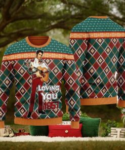 Elvis ‘Loving You’ 1957 Christmas Ugly Sweater For Men And Women Gift Hoidays