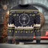 Ho Ho Ho Teacher With A Book Wearing Dr Seuss Hat And Christmas Pattern For Teachers On National Knitting Pattern Ugly Christmas Sweater