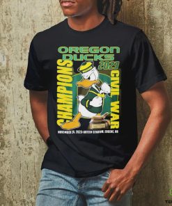 The Oregon Duck Mascot 2023 Civil War Champions Shirt