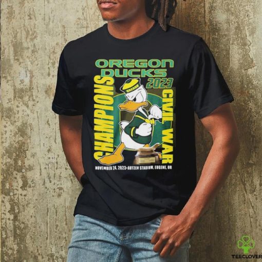 The Oregon Duck Mascot 2023 Civil War Champions Shirt