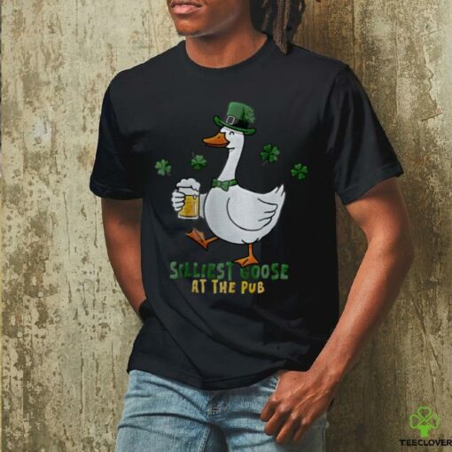 Embroidered Silliest Goose At The Pub St. Patrick’s Day Shirt