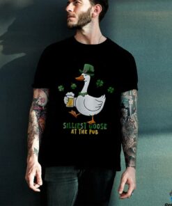 Embroidered Silliest Goose At The Pub St. Patrick's Day Shirt