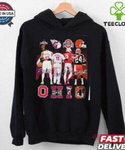 Emeka Egbuka Donovan Mitchell Nick Chubb And Jose Ramirez Ohio Sports Teams Shirt