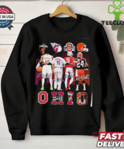 Emeka Egbuka Donovan Mitchell Nick Chubb And Jose Ramirez Ohio Sports Teams Shirt