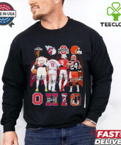Emeka Egbuka Donovan Mitchell Nick Chubb And Jose Ramirez Ohio Sports Teams Shirt