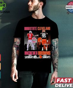 Emeka Egbuka Ohio State Buckeyes On Saturdays And Myles Garrett Cleveland Browns On Sundays Shirt