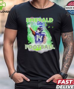 Emerald city football DK Metcalf Seattle Seahawks shirt