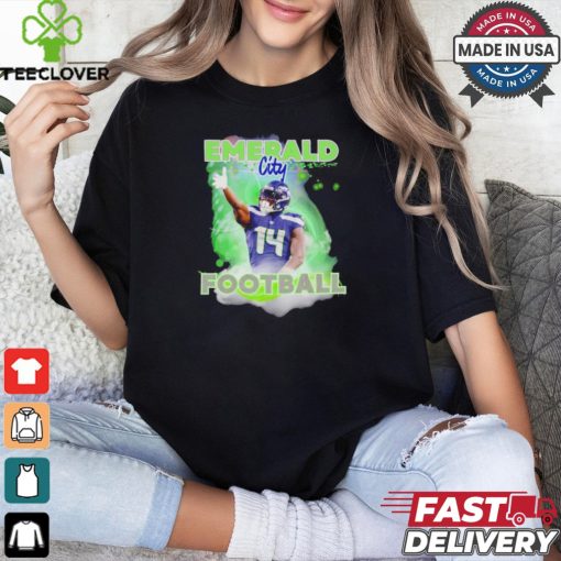 Emerald city football DK Metcalf Seattle Seahawks hoodie, sweater, longsleeve, shirt v-neck, t-shirt