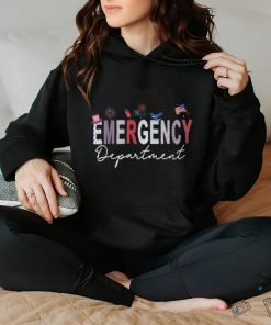 Emergency Department 4Th Of July Usa Emergency Room Nurse T Shirt