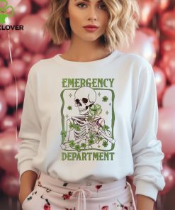 Emergency Department St Patricks Day Skeleton Shirt